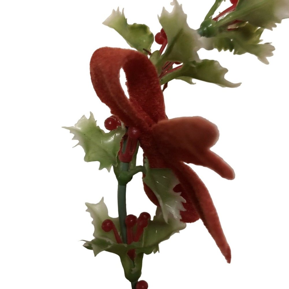 Rare Vintage Plastic Hanging Knee Hugger Elf Christmas Decoration Mistletoe - Picture 3 of 9